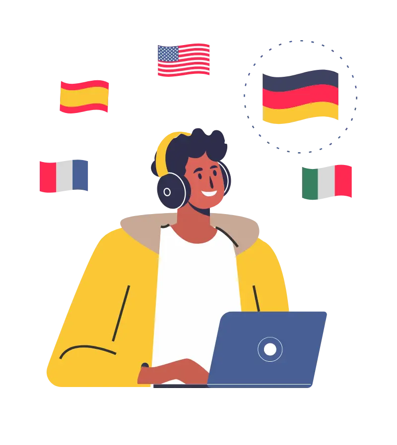 image showing professional translation services done by an expert translator