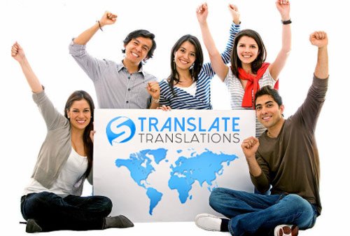 translators holding a map for page about us